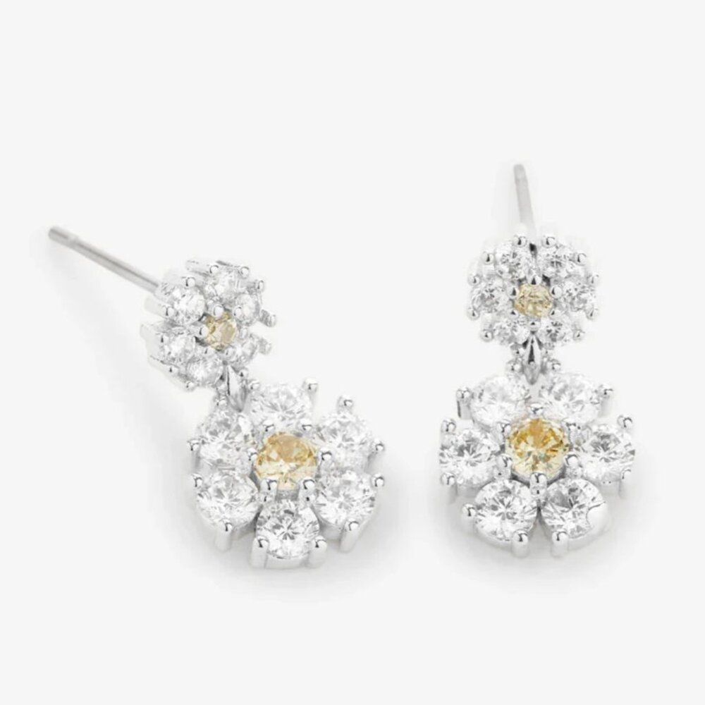 Bryan Anthonys - Bloom Drop Earrings - Silver